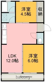 宝ヶ丘センターハウス【1階】の間取り