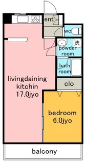 フロント上社【2階】の間取り
