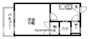 グリーンビレッジ【1階】の間取り