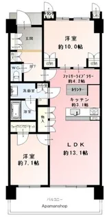 セントハート藤が丘【3階】の間取り