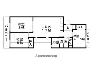 アーバンドエル猪高台【2階】の間取り