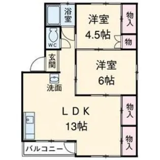 清和ビル【4階】の間取り