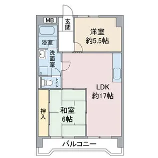 ハイツ白山【301号室】の間取り