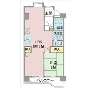 レジデンス オーミ【5階】の間取り