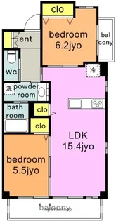 リエンピーレ一色【3階】の間取り
