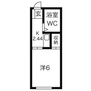 パシフィックハイツ【105号室】の間取り
