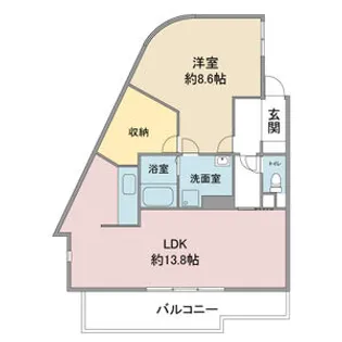 シャルマン高社【1階】の間取り