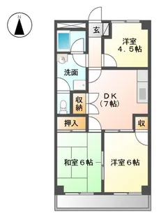 ヴァンヴェール【2階】の間取り