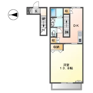 ユースコーポ晴丘【207号室】の間取り