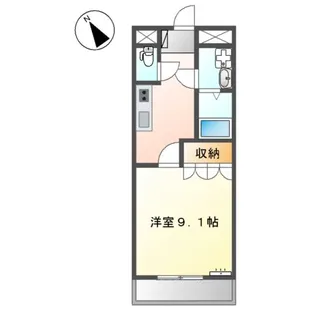 サンフォレスト KN【1階】の間取り