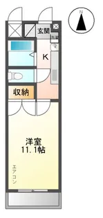 プランドール・旭【2階】の間取り
