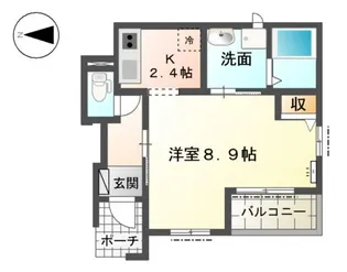 ハイランド カーサ【1階】の間取り
