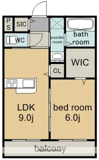 ラシーネグラン【1階】の間取り