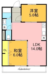 メイゾンサンポア【3階】の間取り