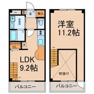 マンション菜の花5【1階】の間取り