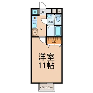 愛知県長久手市原山【アパート】の間取り