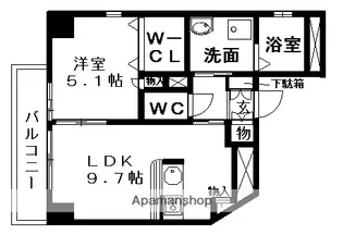 ARSA一社【3階】の間取り