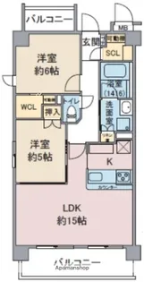 Glossy life 藤が丘【1階】の間取り