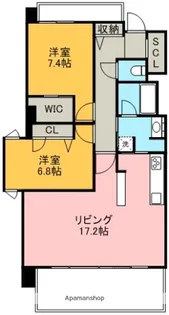 パスエーラ【2階】の間取り