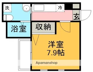 ボヌール社が丘【2階】の間取り