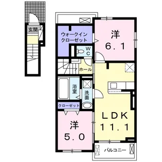 BAUHAUS(バウハウス)【2階】の間取り