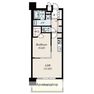 S−RESIDENCE本郷Ⅱ【8階】の間取り