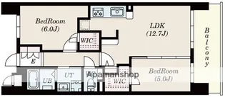 S−RESIDENCE茶屋ヶ坂イースト【8階】の間取り