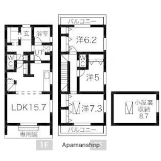 ミネット東栄【1階】の間取り
