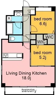 パビリオン本郷【5階】の間取り