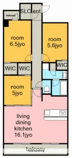 シーズンテラス 藤が丘【4階】の間取り
