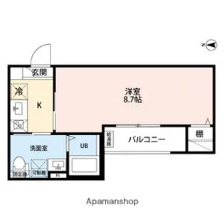 CRASTINE豊が丘【2階】の間取り