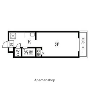 名古屋インターマンション【2階】の間取り