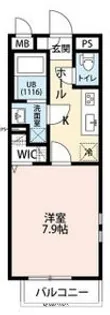 エトワールハイツ【2階】の間取り