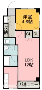 ホープA【4階】の間取り