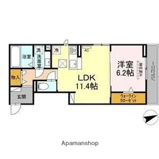 セイムハーツ【1階】の間取り