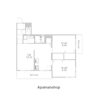 ハイツエクセル【4階】の間取り