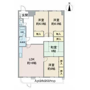 エレガンスマインⅢ【1階】の間取り