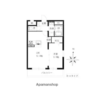 ユーハイツ三和Ⅲ【3階】の間取り