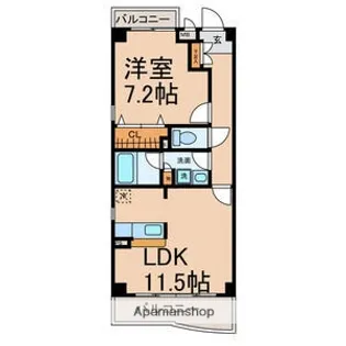 バンブーヒル【2階】の間取り