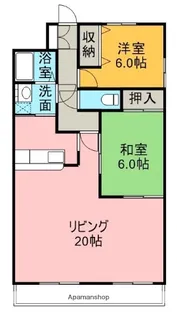 ハイツ・エクシード【4階】の間取り