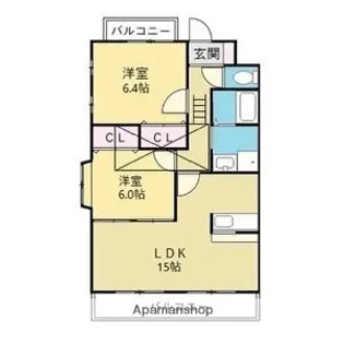 エスペーロ【2階】の間取り