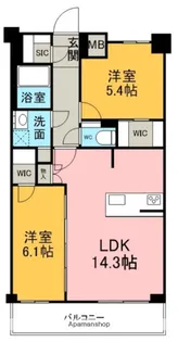 S−RESIDENCE上社AUREATE(オリート)【5階】の間取り