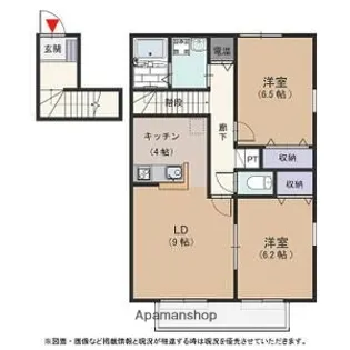 グランシャリオ【2階】の間取り