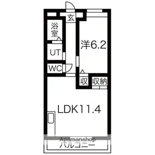 パルフェ【2階】の間取り