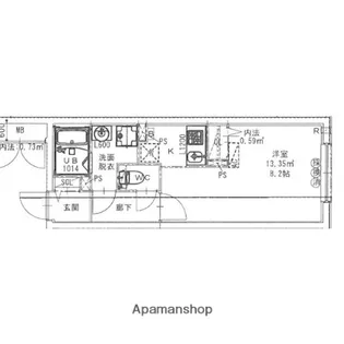 フラシア一社【1階】の間取り
