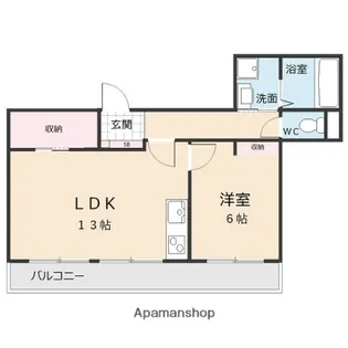 シャングリラ 一社【3階】の間取り