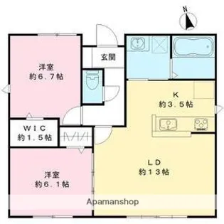コテージ【1階】の間取り