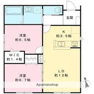 コテージ【1階】の間取り