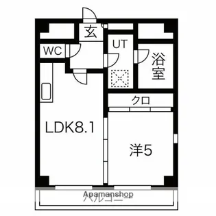 ハートインメイト【2階】の間取り