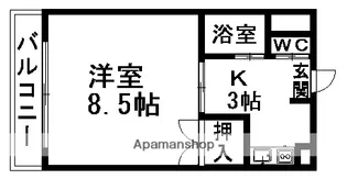 ラ・ウイング青山【1階】の間取り
